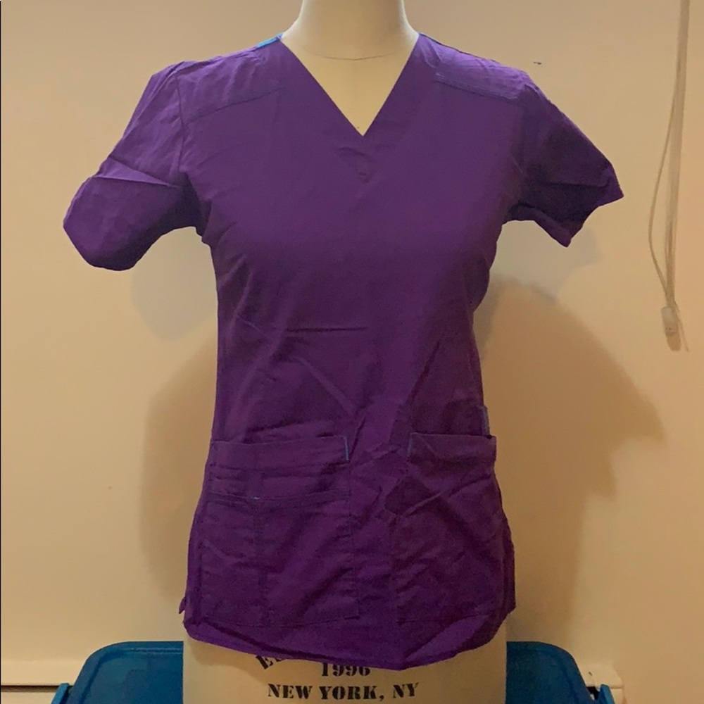 Purple scrubs! Pants & shirt.